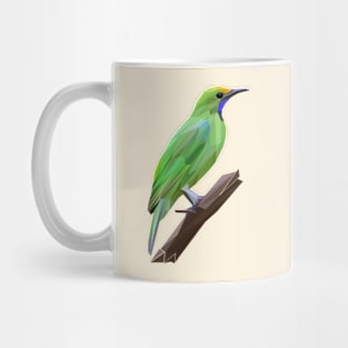 Golden-fronted Leafbird Lowpoly Art Mug